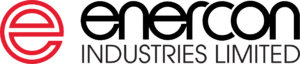 A red and black logo reading "E Industries Limited" with a stylized "e" symbol on the left side.